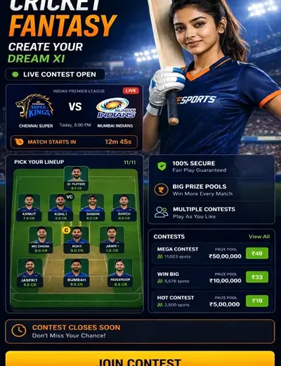 A7king (a7 series king) fantasy cricket & matchday visual 3